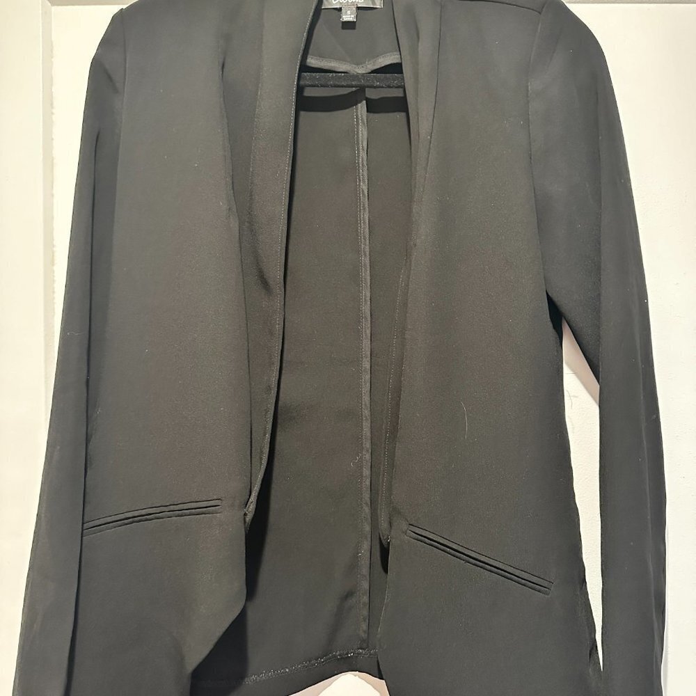 Lulus Miss Punctuality Black Lightweight Blazer - Picture 8 of 8